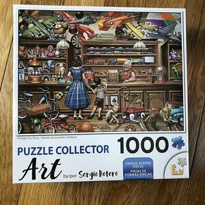 Vintage Toy Shop 1000 Piece Puzzle Collector Art By Sergio Botero NEW Sealed‎